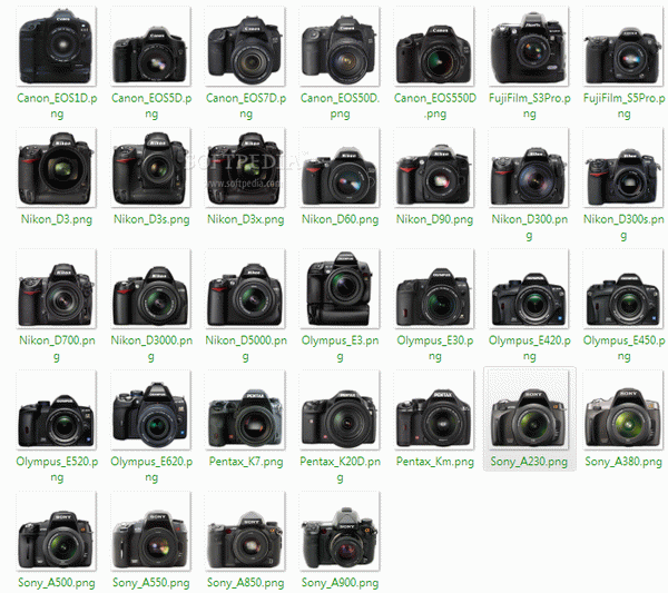 Modern DSLR Icon Collection