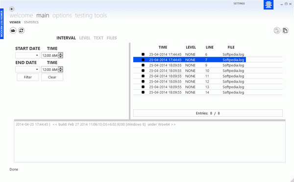 Modern Log Viewer