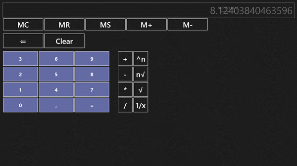 ModernUI Calculator