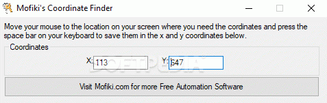 Mofiki's Coordinate Finder
