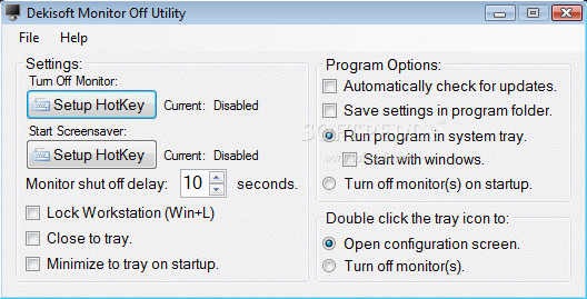 Monitor Off Utility