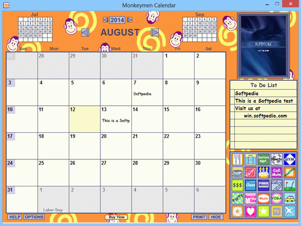 Monkeymen Calendar