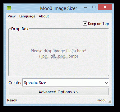 Moo0 Image Sizer