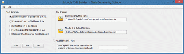Moodle XML Builder