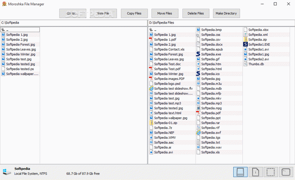 Moroshka File Manager