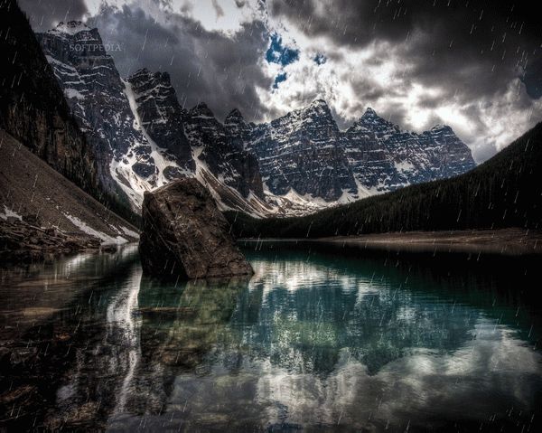 Mountain Rainstorm Screensaver