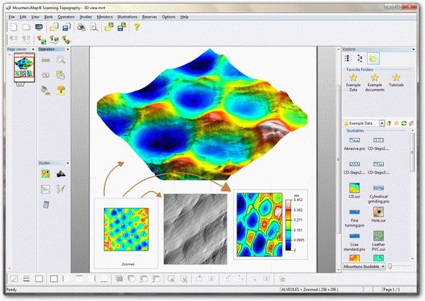 MountainsMap Scanning Topography