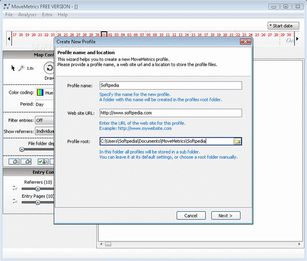 MoveMetrics Freeware Edition