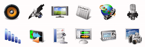 Multimedia Icons Vista