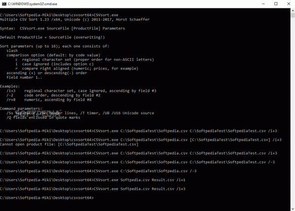 Multiple CSV Sort