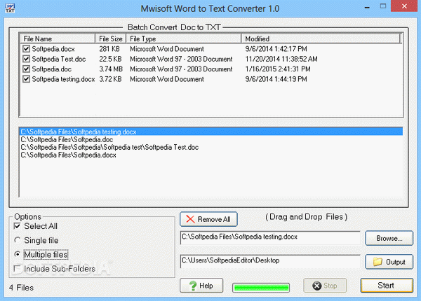 Mwisoft Word to Text Converter