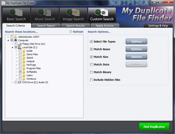 My Duplicate File Finder