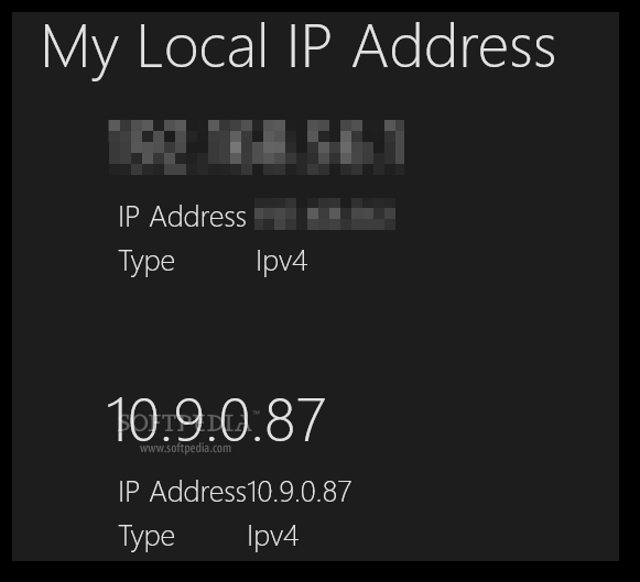 My Local IP Address For Windows 8