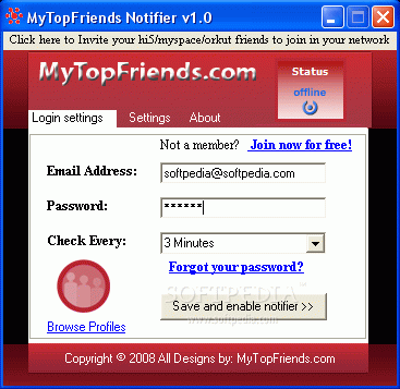 My Top Friends Notifier