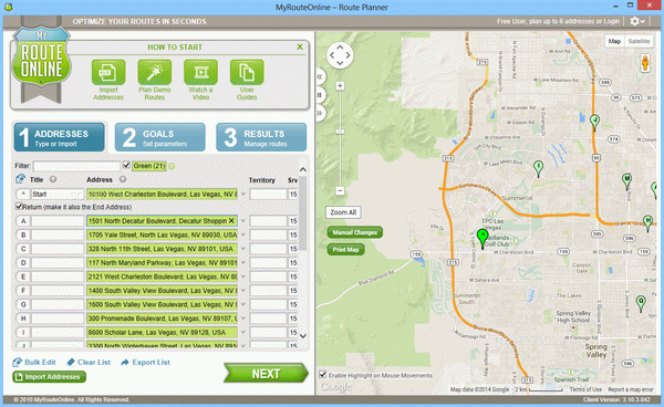 MyRouteOnline - Route Planner