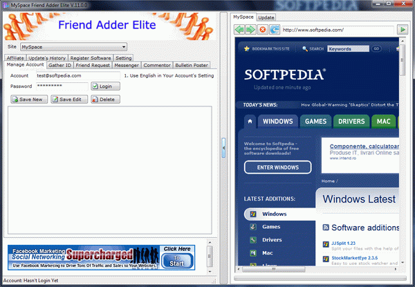 MySpace Friend Adder Elite