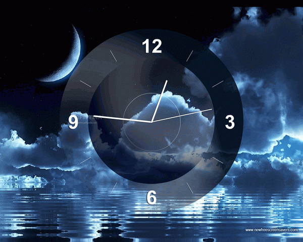 NFS Moon Clock