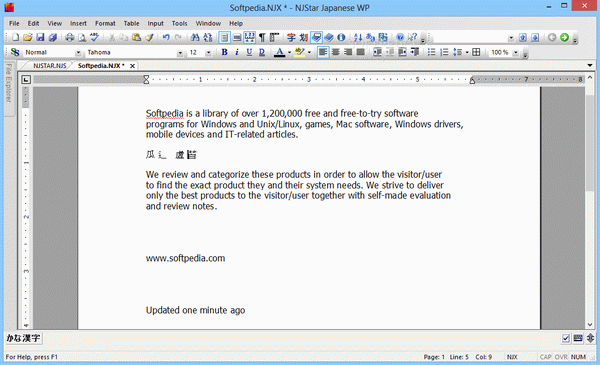 NJStar Japanese WP (formerly NJStar Japanese Word Processor)