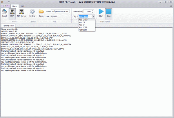 NMEA File Transfer