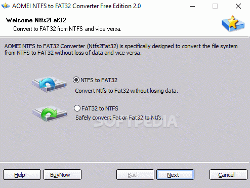 NTFS to FAT32 Converter