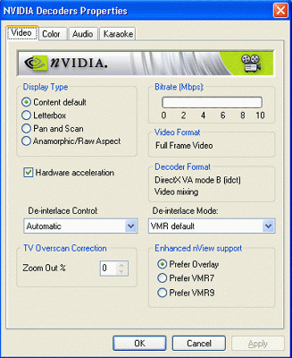 NVIDIA PureVideo Decoder (NVIDIA DVD Decoder)