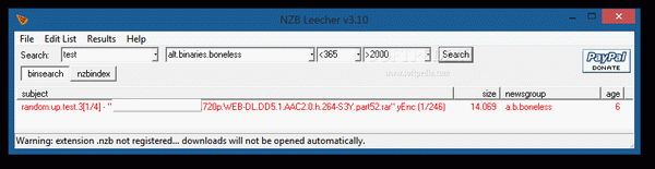 NZB leecher