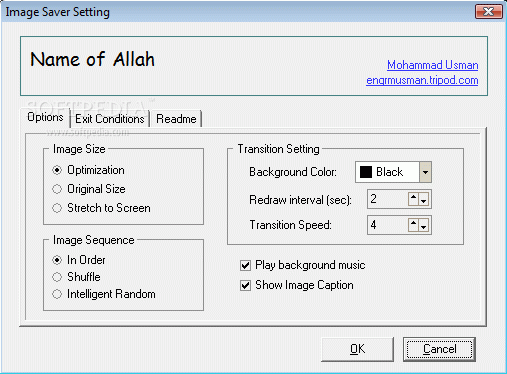 Name of Allah Screensaver