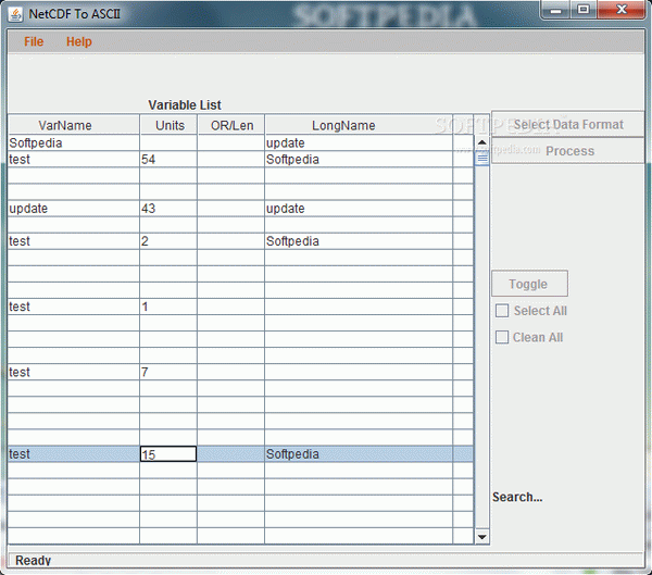 NetCDF To ASCII