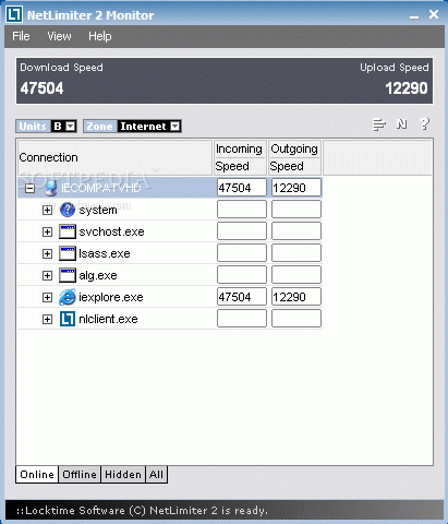 NetLimiter Monitor