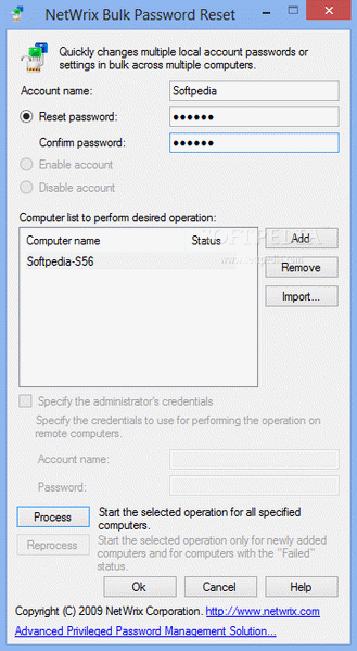 NetWrix Bulk Password Reset