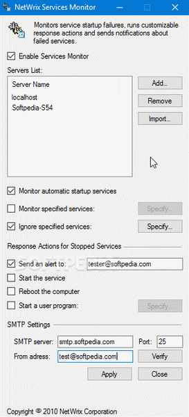 NetWrix Services Monitor