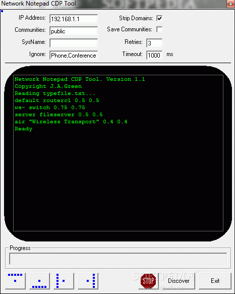 Network Notepad CDP Tool