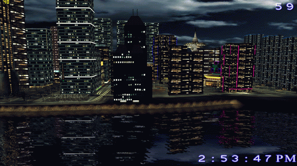 Night City 3D Screensaver