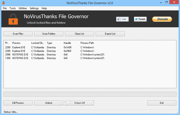 NoVirusThanks File Governor Portable