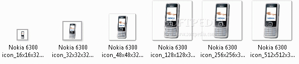 Nokia 6300 icons