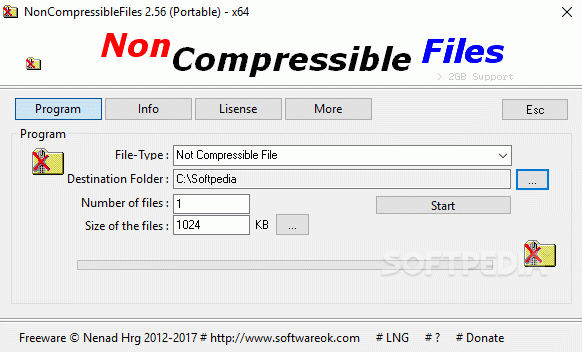 NonCompressibleFiles Portable