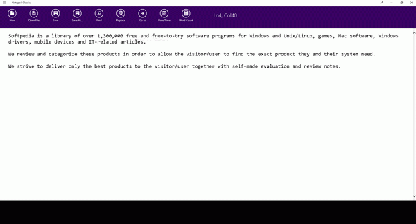 Notepad Classic for Windows 10/8.1