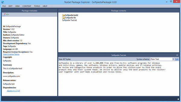 NuGet Package Explorer