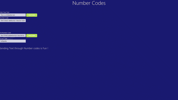 Number Codes
