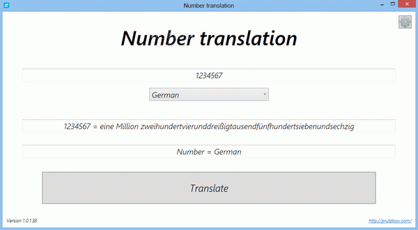 Number translation