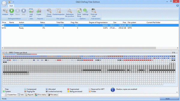 O&O Defrag Free Edition