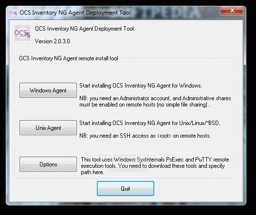 OCS Inventory NG Agent Deployment Tool