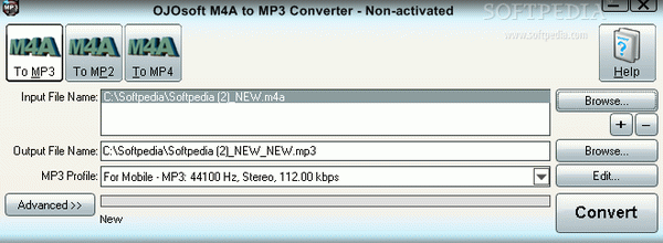 OJOsoft M4A to MP3 Converter