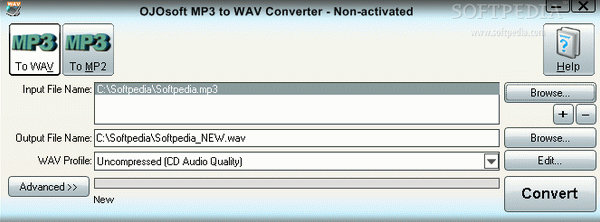 OJOsoft MP3 to WAV Converter