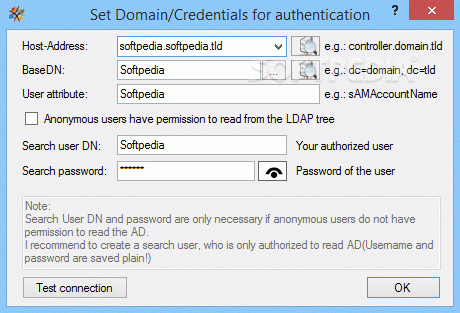 OTRS Active Directory Configuration Creator