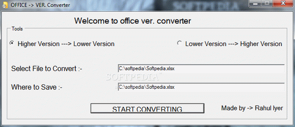 Office VER. Converter