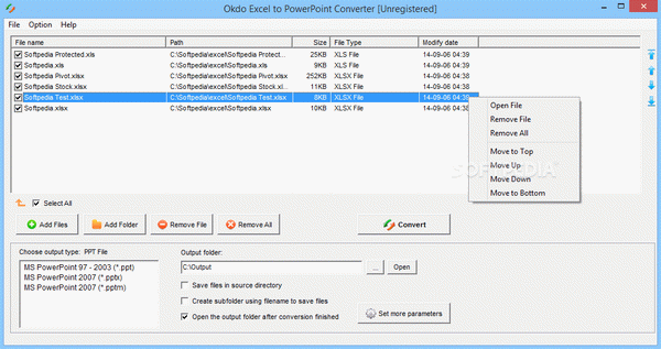 Okdo Excel to PowerPoint Converter