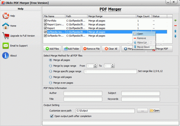 Okdo PDF Merger