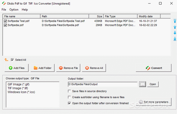 Okdo Pdf to Gif Tiff Ico Converter