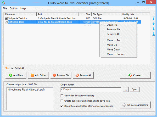 Okdo Word to Swf Converter